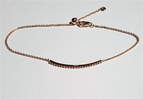 Bracelet Soprana Woman in Gold Diamante Brown 1.67 Ct BF7 OR BROWN 0.167 - BF7 OR BROWN 0.167
